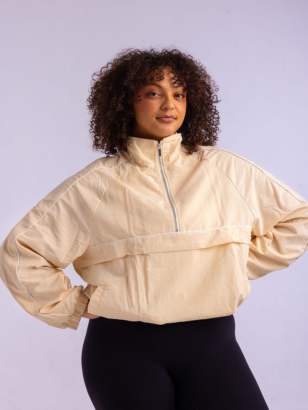 1/4 zip active jacket