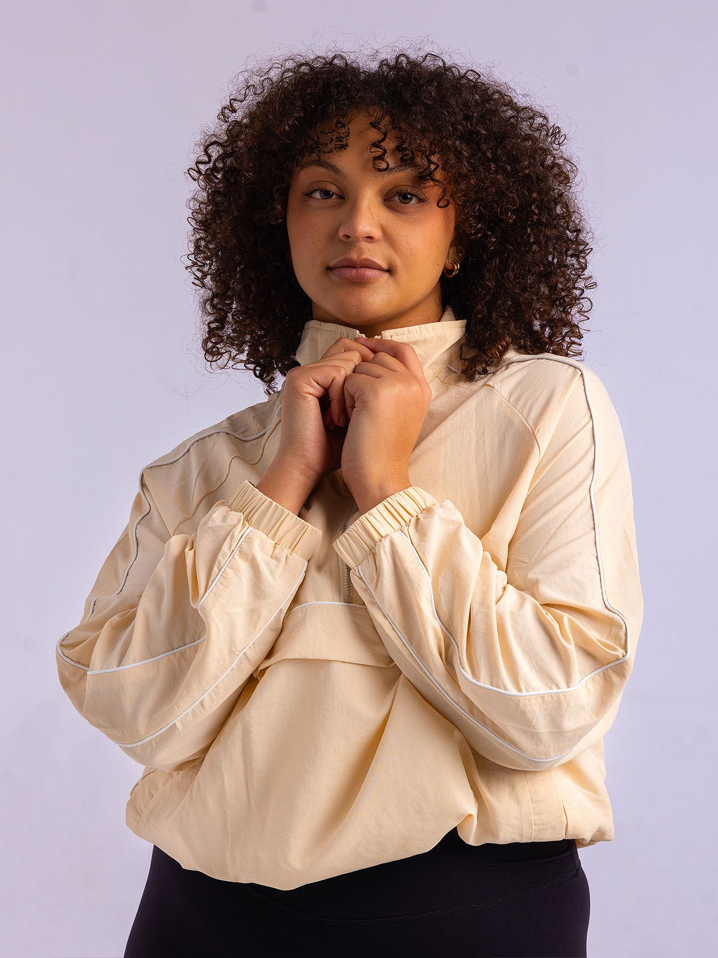 1/4 zip active jacket