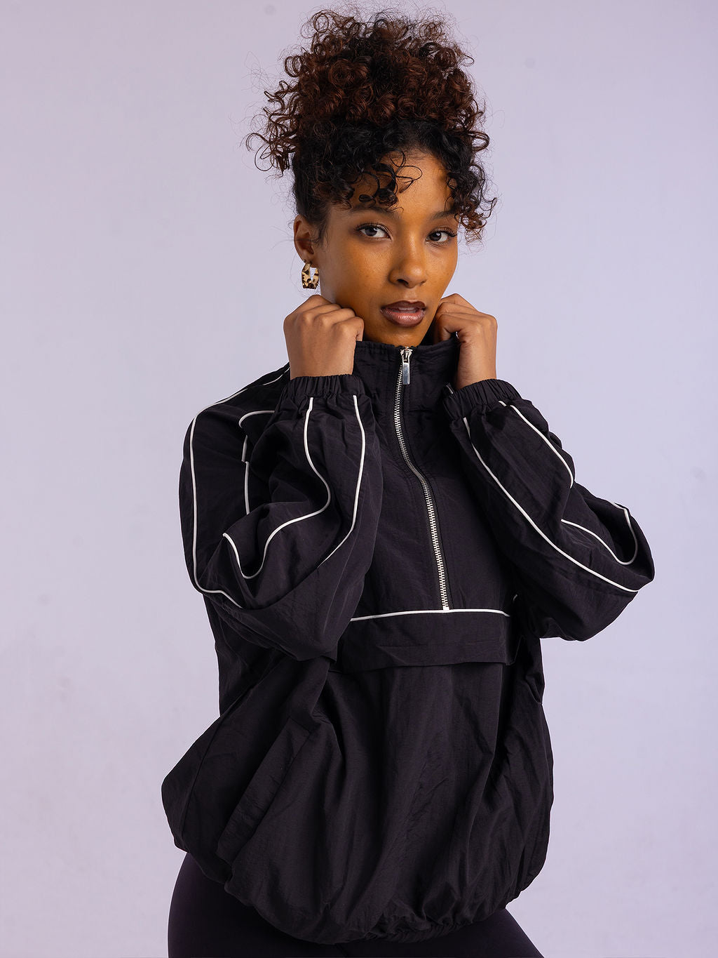 1/4 zip active jacket