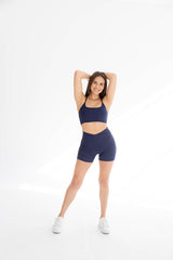 Core Ribbed  V Waist Shorts