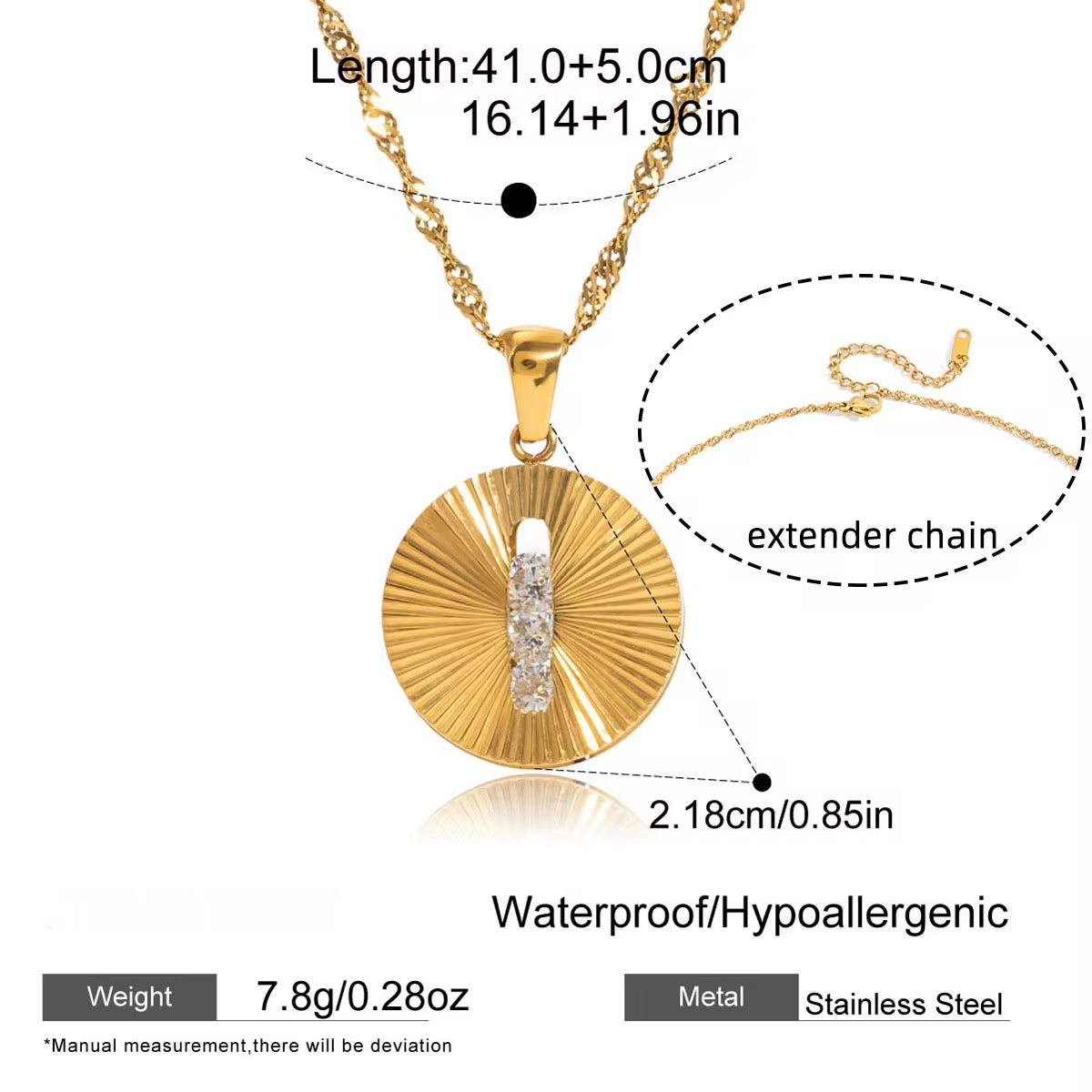 Circle Pendant Necklace