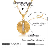 Circle Pendant Necklace