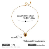 Black Stone Necklace