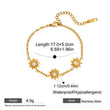 Gold 3 Star Bracelet