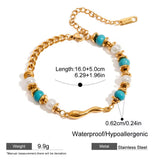 Turquoise 4-Stone Bracelet