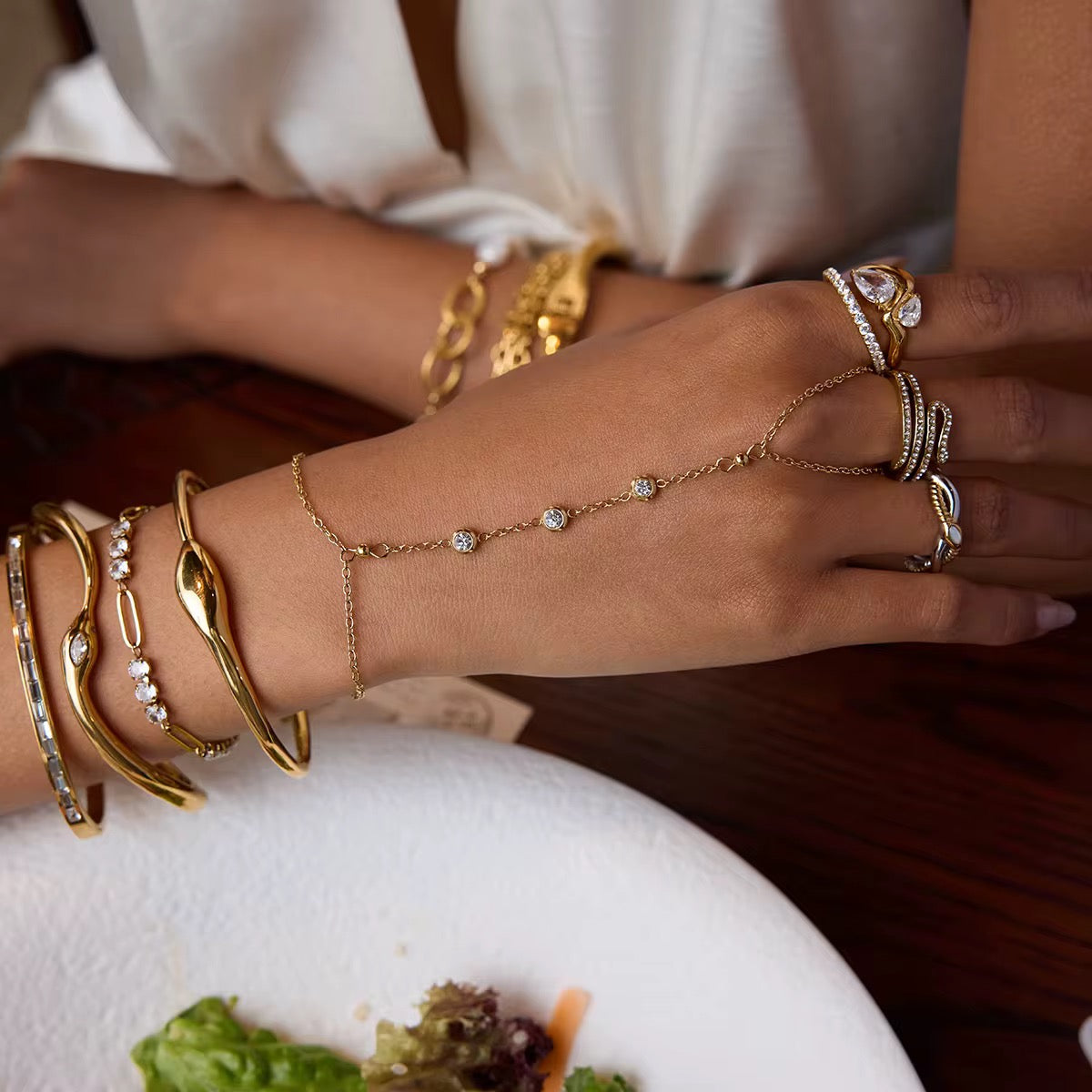 Gold Hand Chain