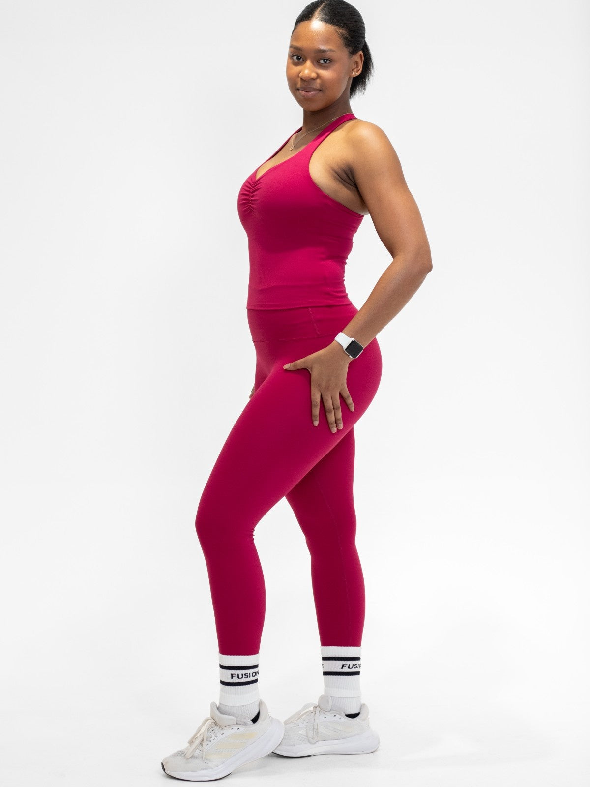 Luxe Motion Scrunch Tank