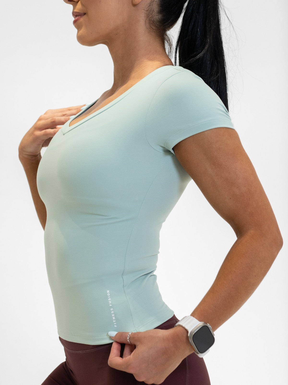 Luxe Motion Short Sleeve Top