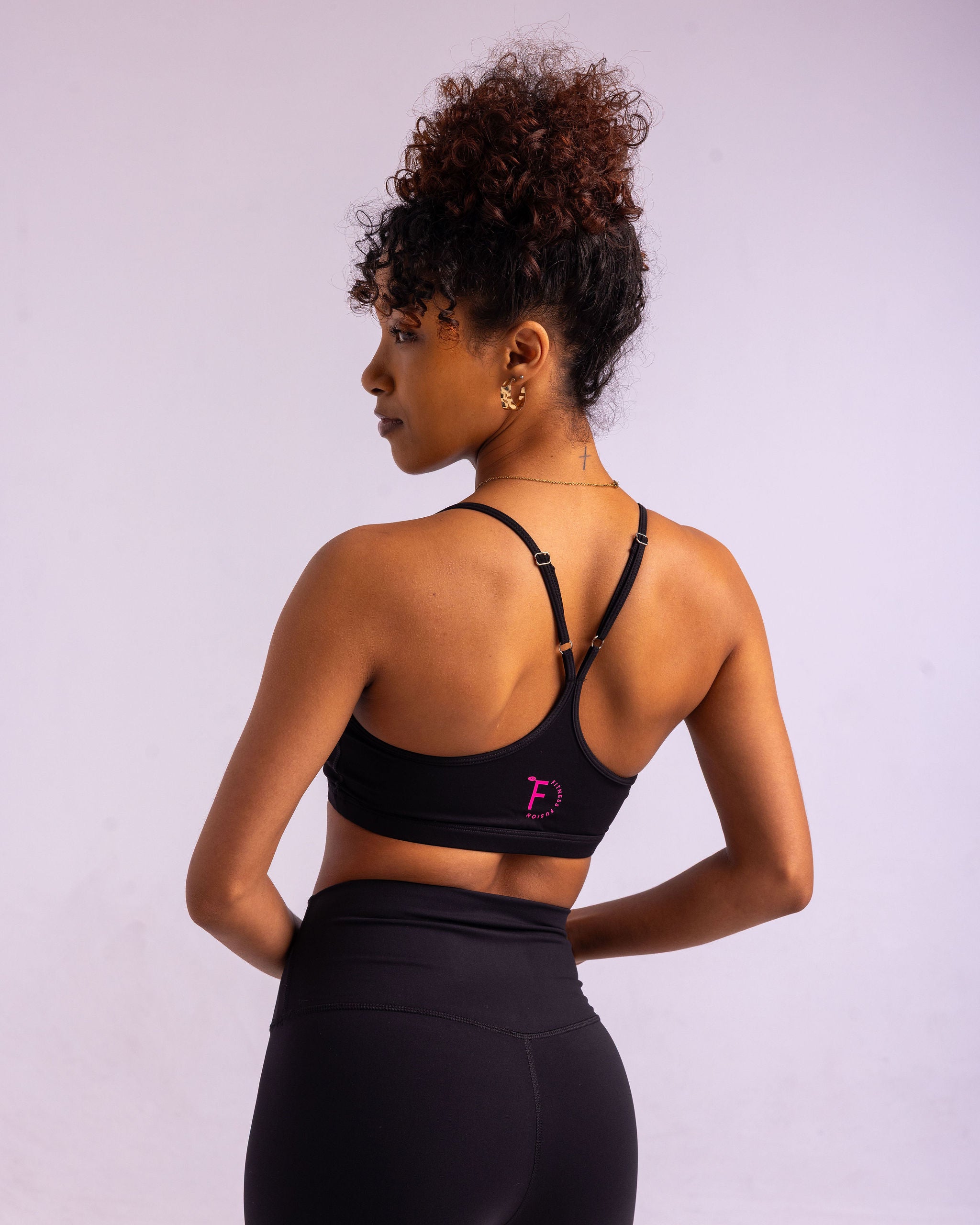 Sculpt Low Bra - Pink Logo